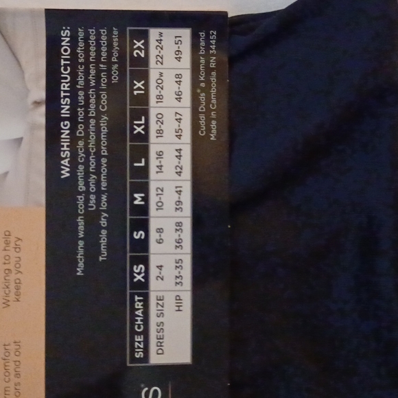 Women's Cuddl Duds® Climatesmart Leggings - Picture 5 of 5